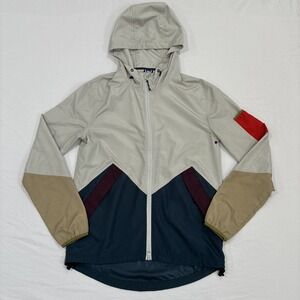 Urban Outfitters Without Walls Zip Up Windbreaker Jacket Size XS Color Block